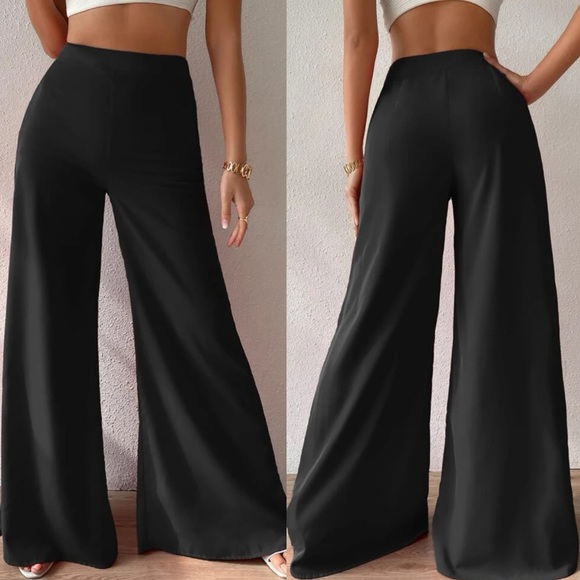 Comfy high waisted wide leg pants - Picture 2 of 16